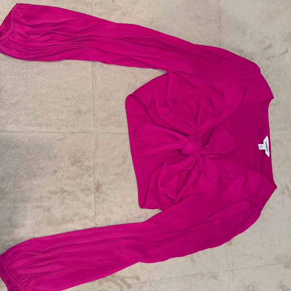 Front Tie Cropped Top